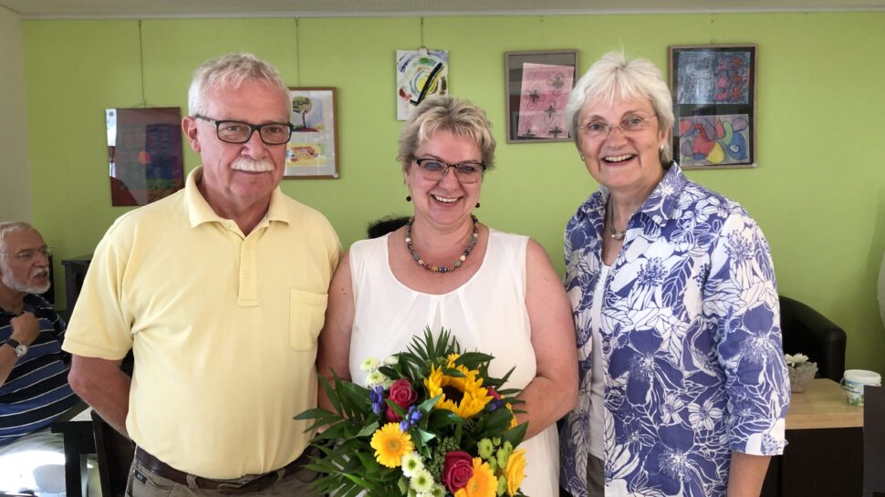 v.l.: Dr. Michael Grebner, Jutta Schiller und Heike Baehrens, MdB